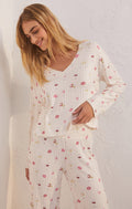 Z Supply Valentina Wine LS Top