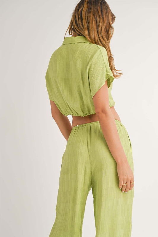 Sadie & Sage Grazie Crop Shirt