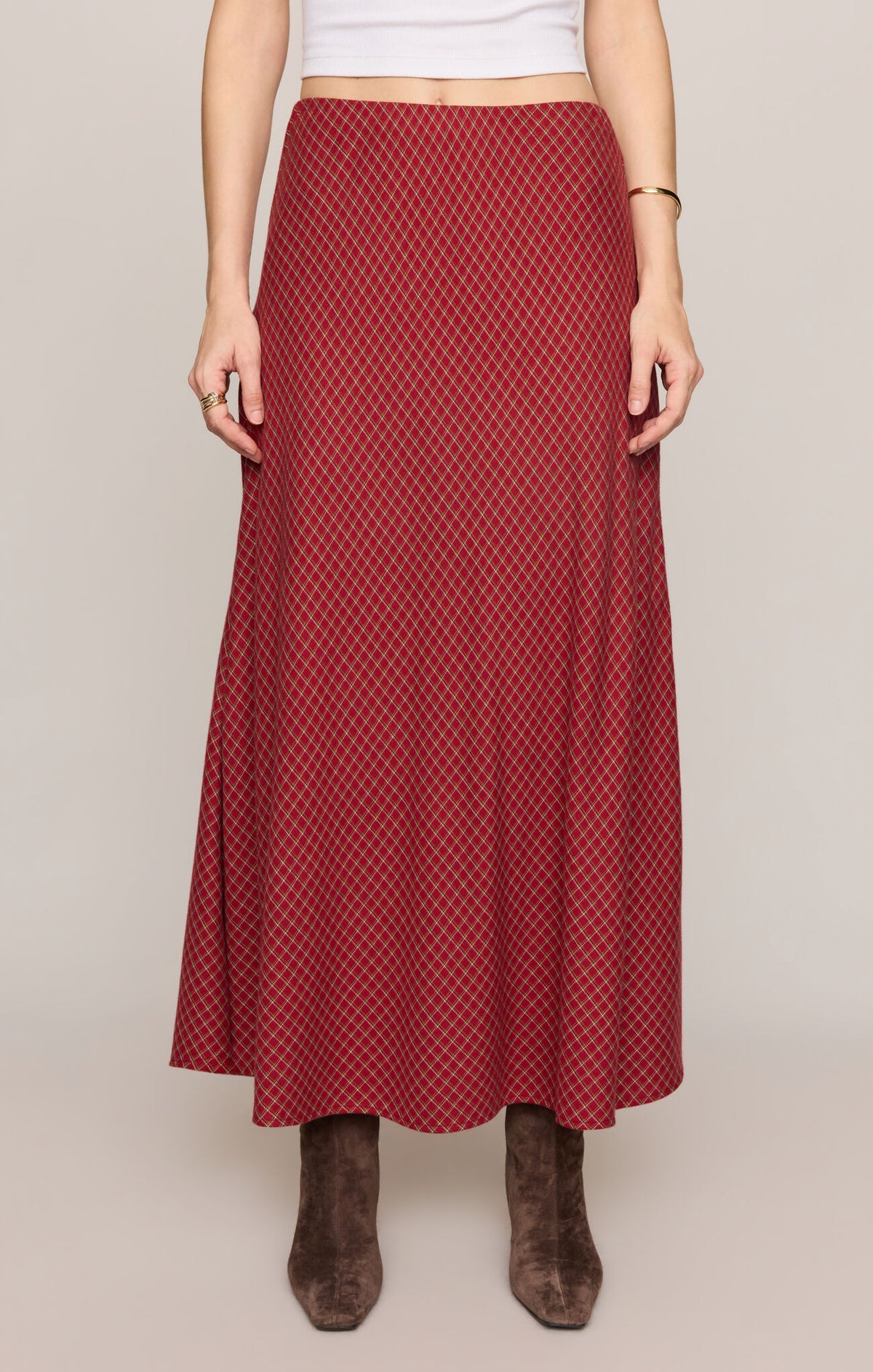ZSupply Crestview Plaid Skirt