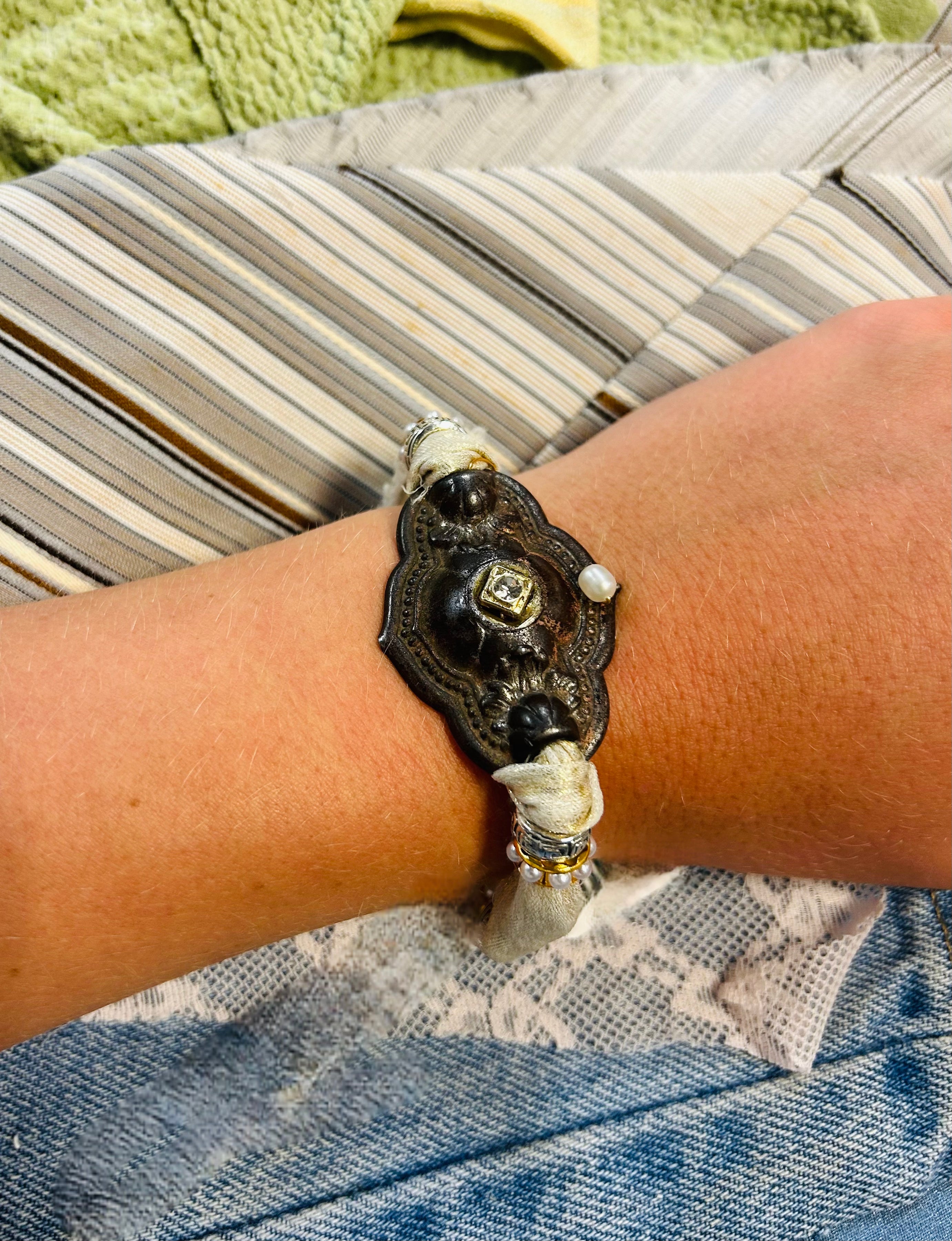 OOAK Vintage Drawer Pull Bracelet