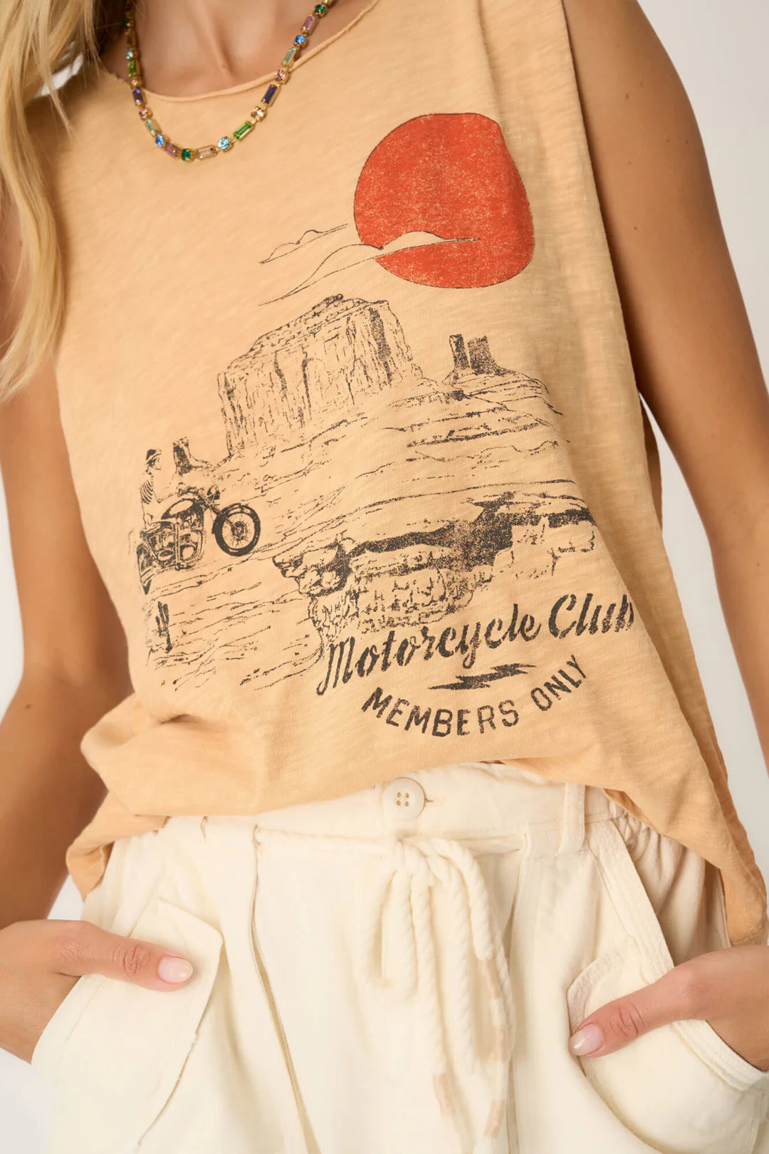 Project Social T Moto Club Raw Tank