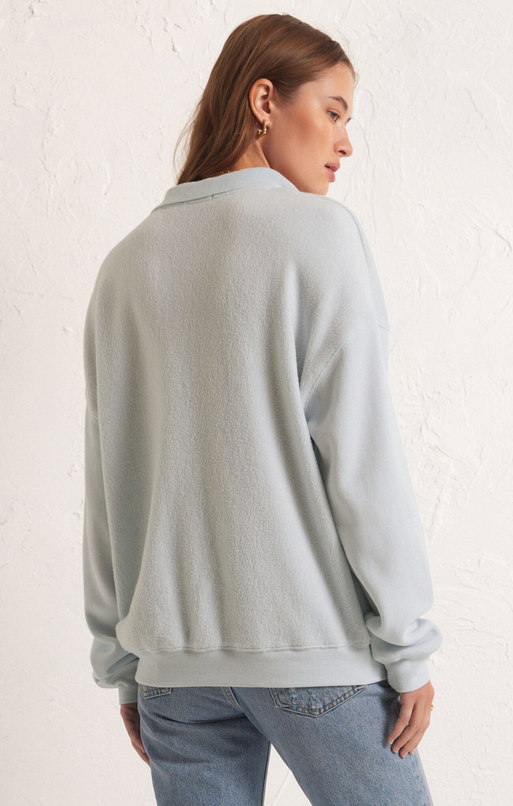 Z Supply Nico Reverse Fleece Top