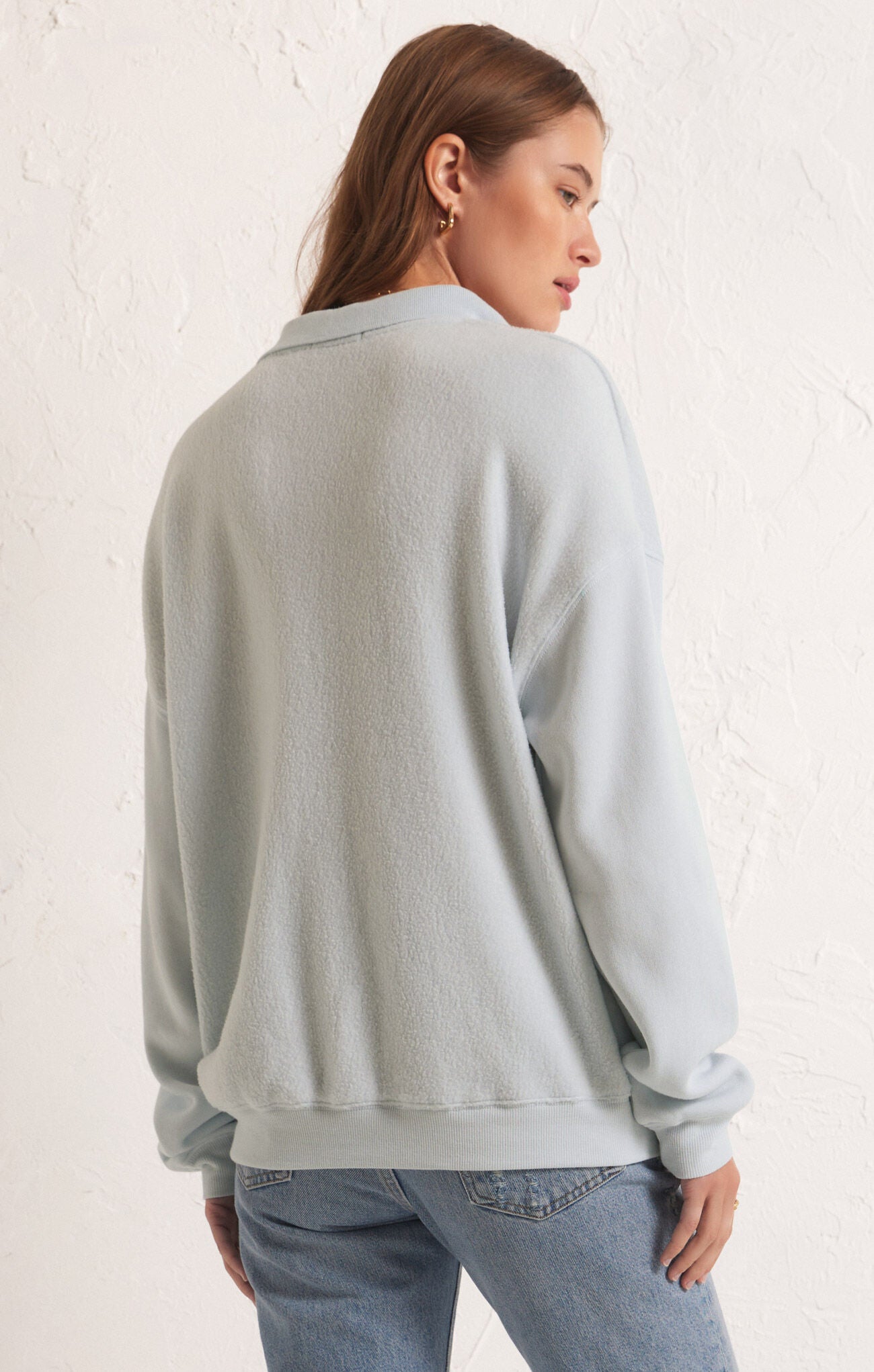 Z Supply Nico Reverse Fleece Top