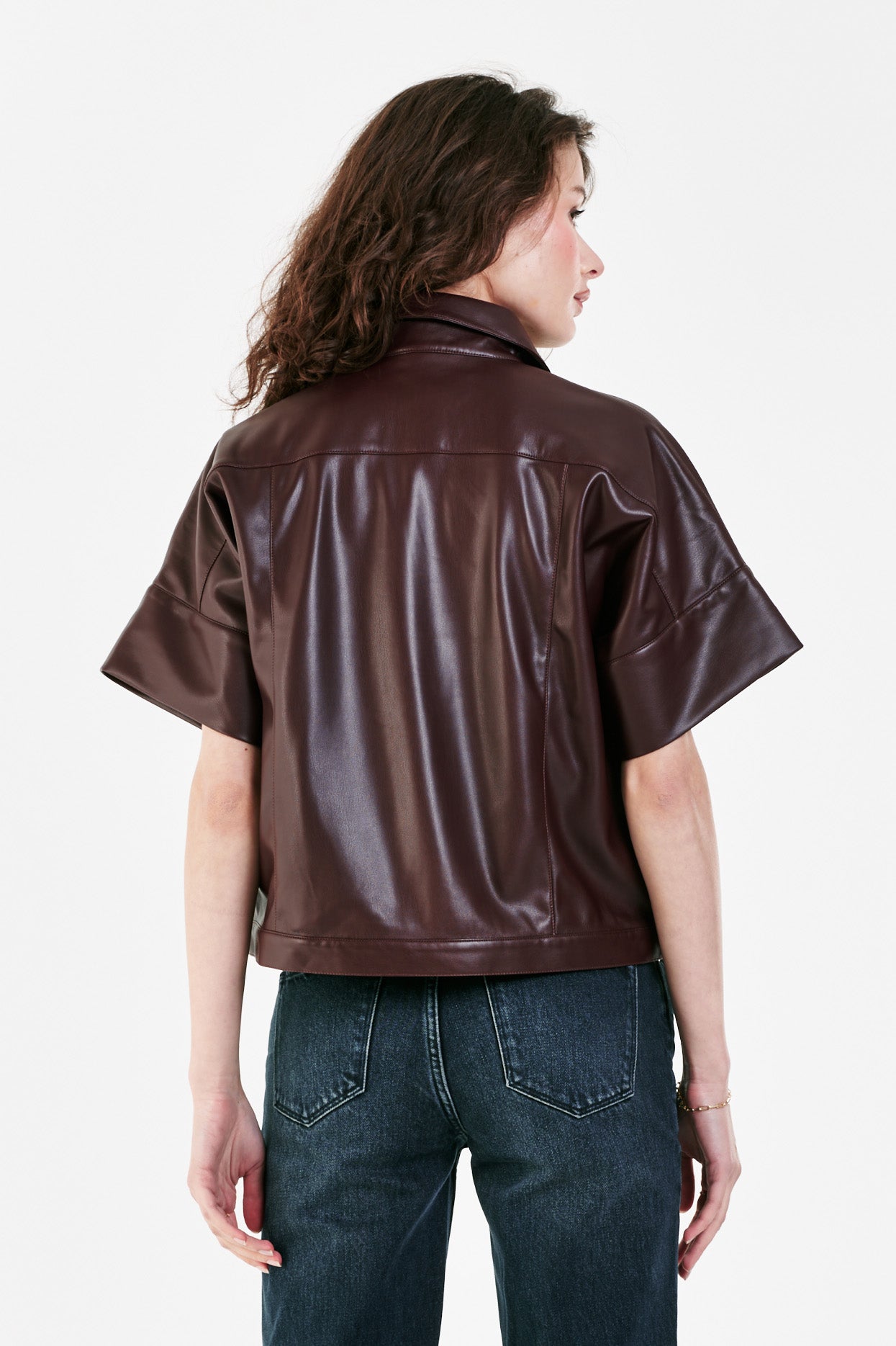 Dear John Bess Button Down Short Sleeve Top