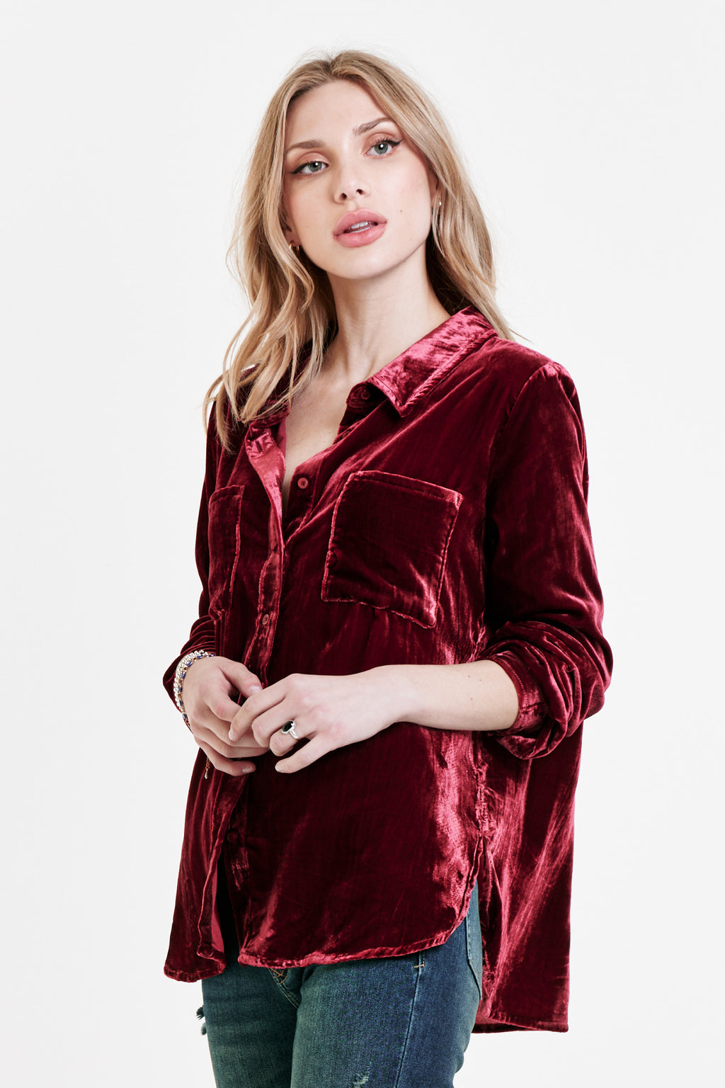 Dear John Wrenley Button Down Top