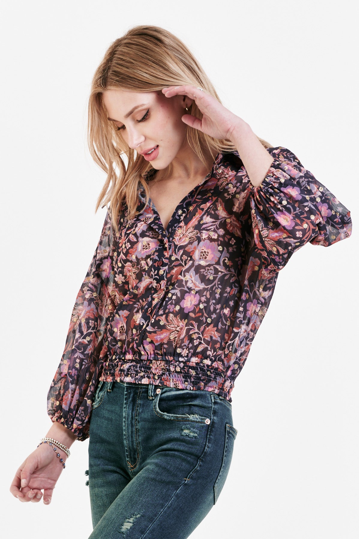 Dear John Xion Collared Top