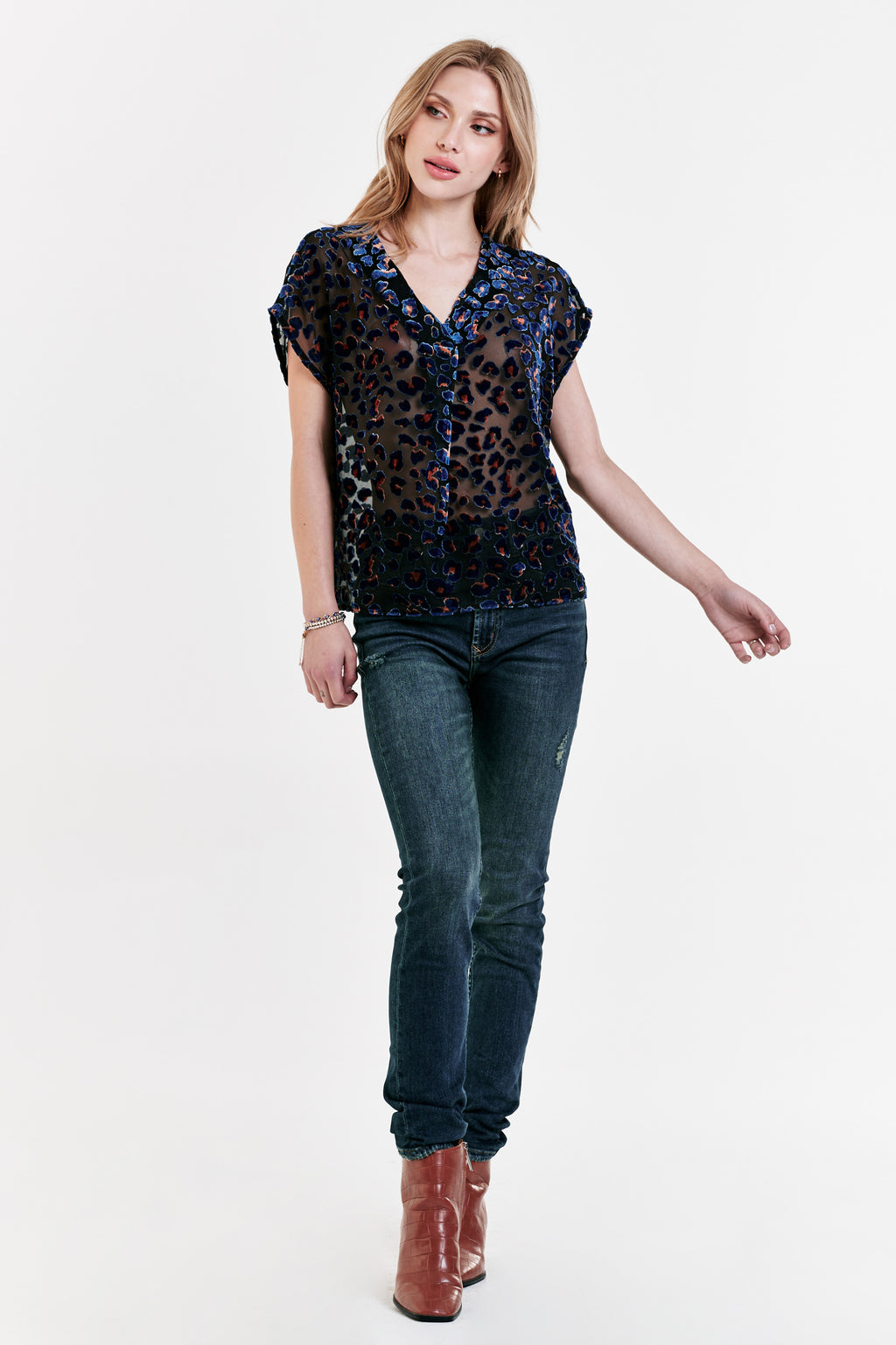 Dear John Kristen V-Neck Top