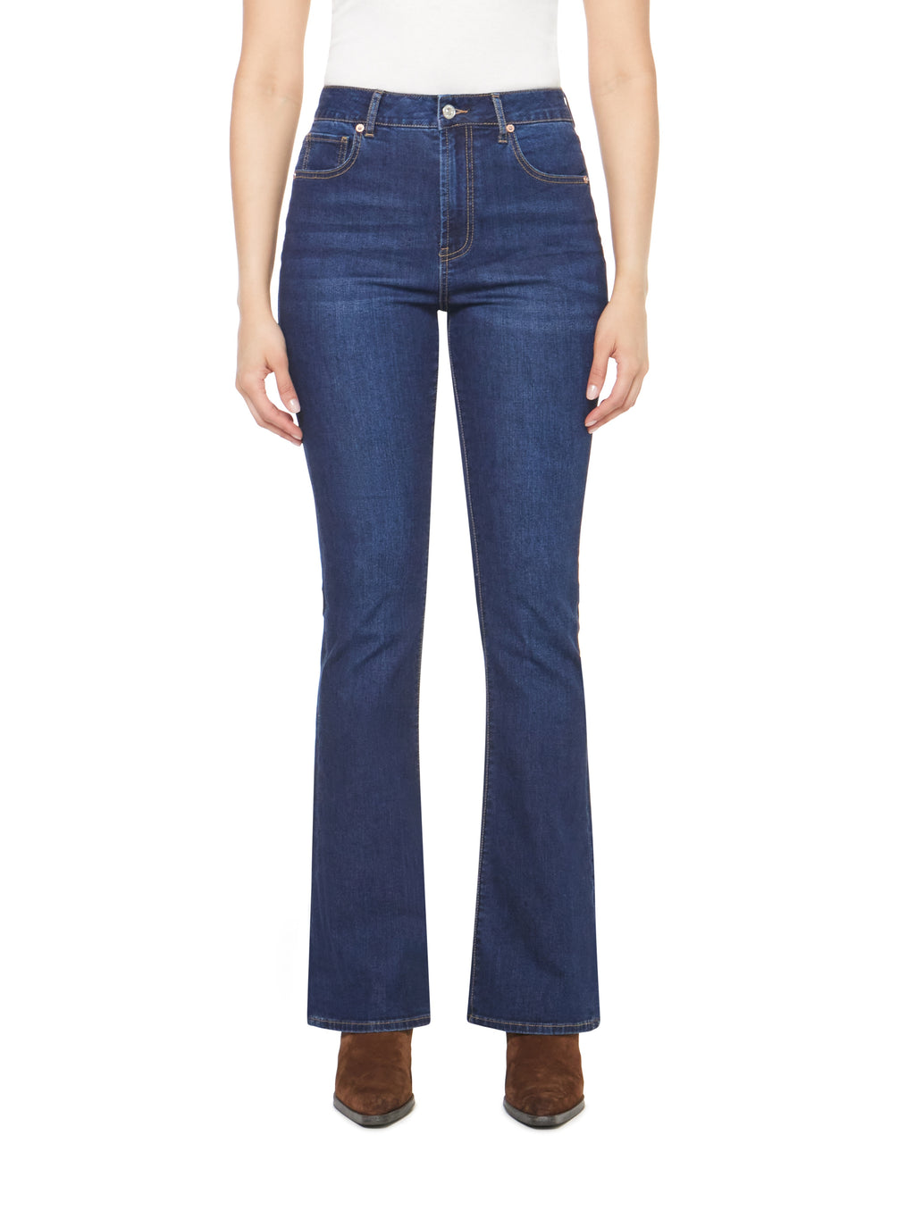 Articles of society Lennox high rise boot cut jean in core wash 
