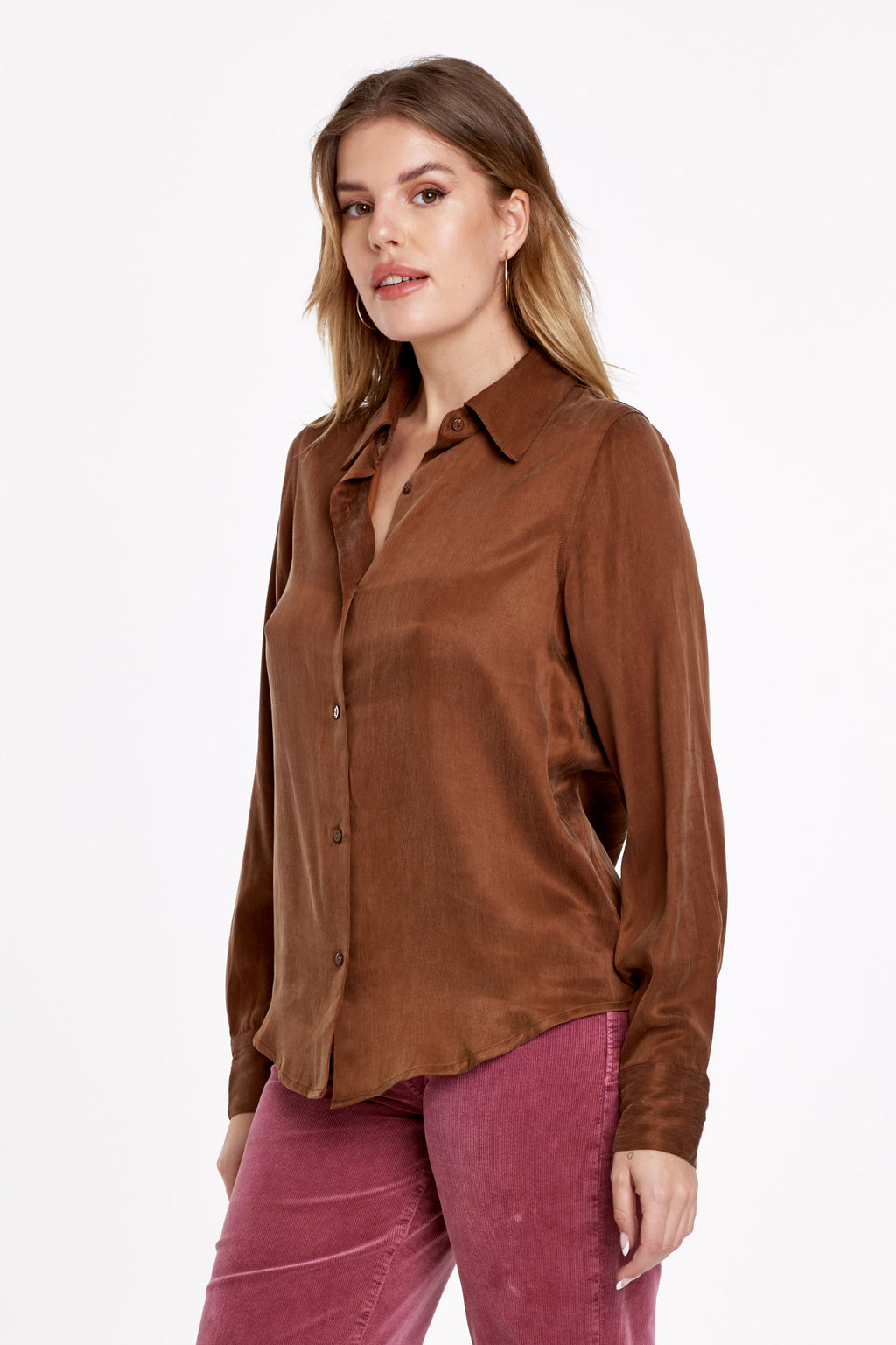 Dear John Birdie Button Down Top