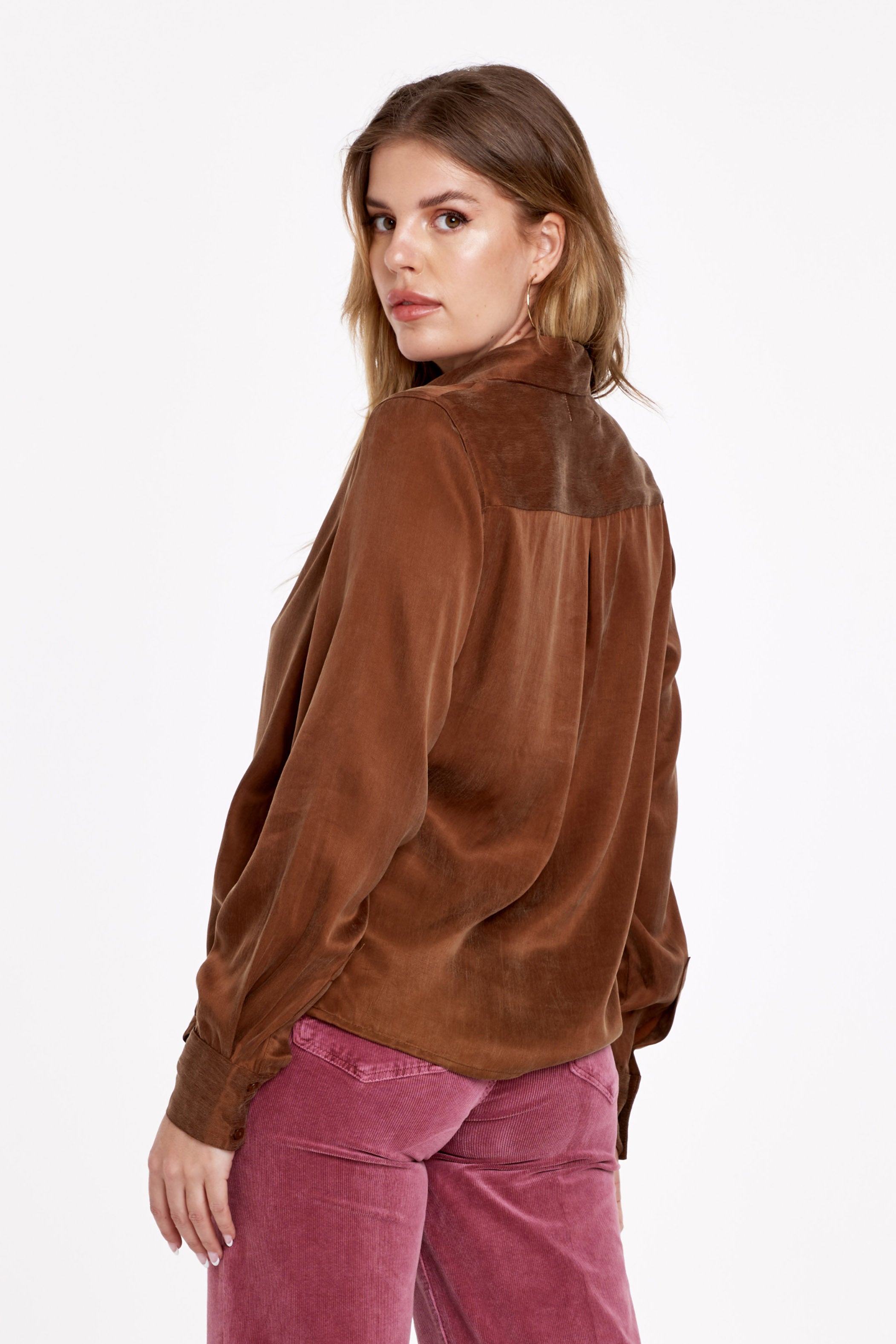 Dear John Birdie Button Down Top