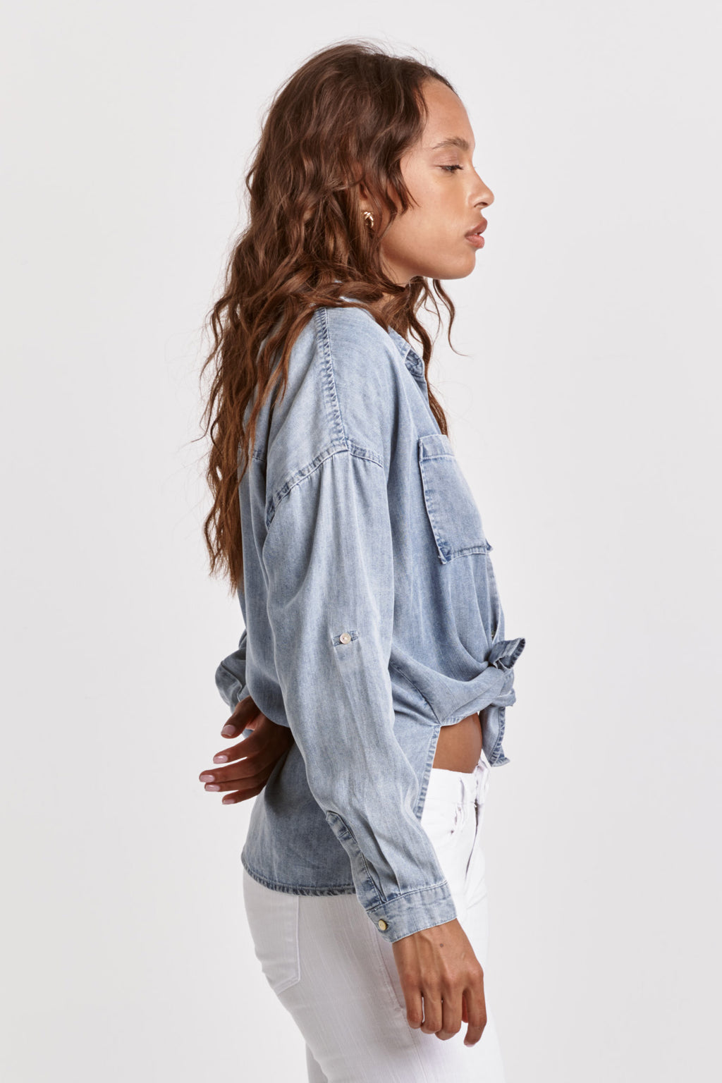 Dear John Arianna Independence Blue Shirt