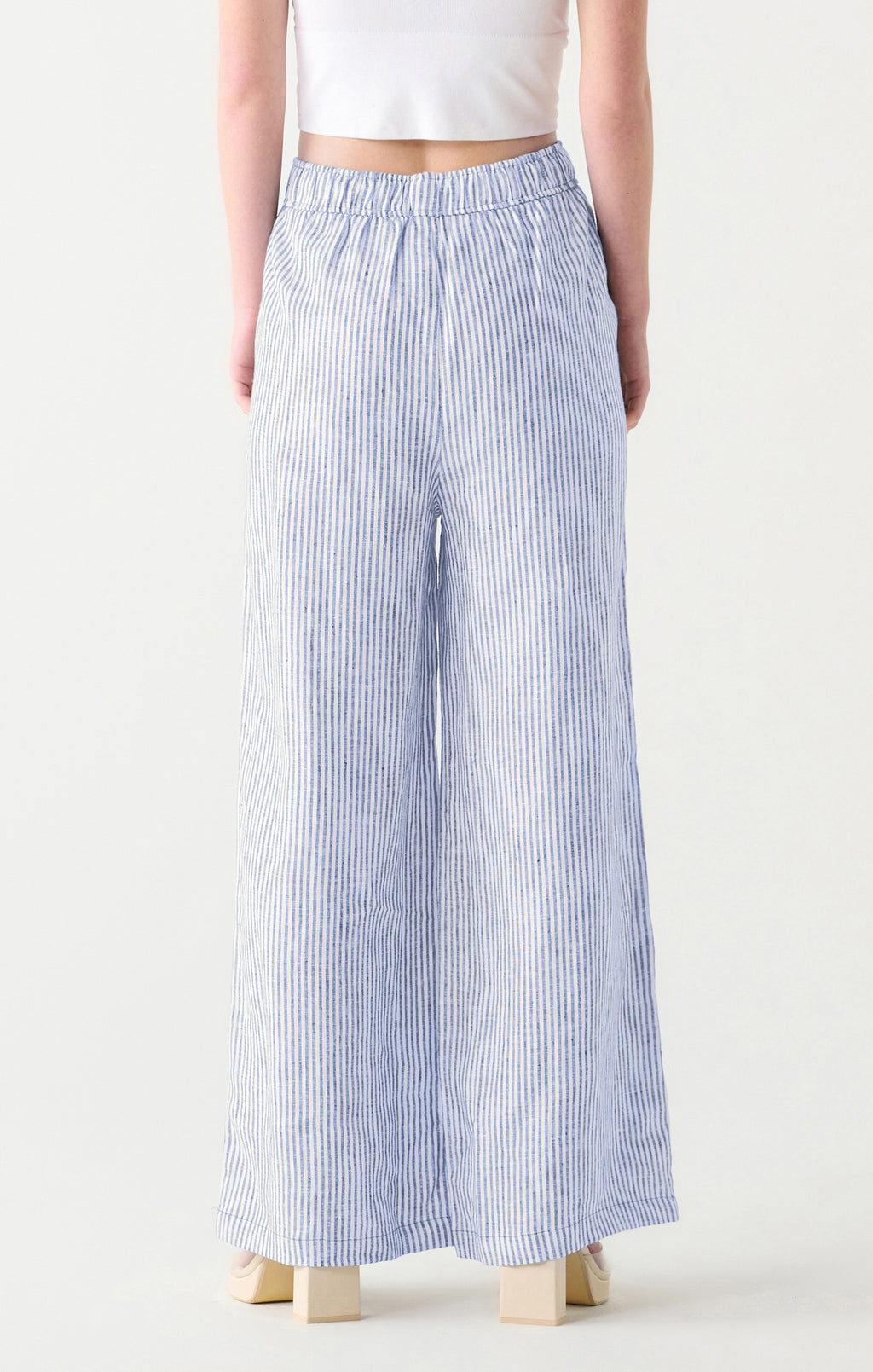 Dex Rivers Elastic Waist Wide Leg Pant