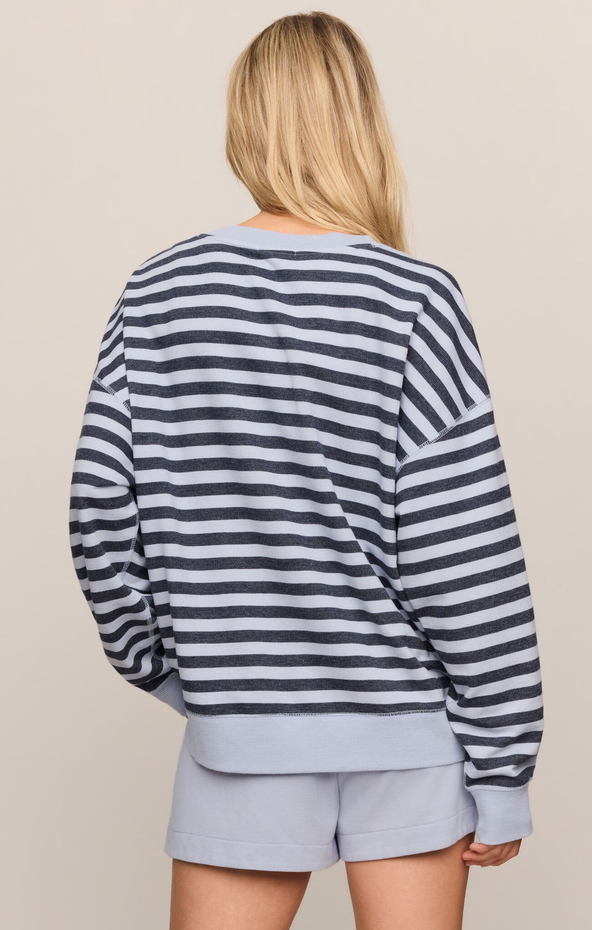 ZSupply The Everyday Striped Crew Eclipse Pullover