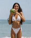 PQ Swim Lace Triangle Bikini Top
