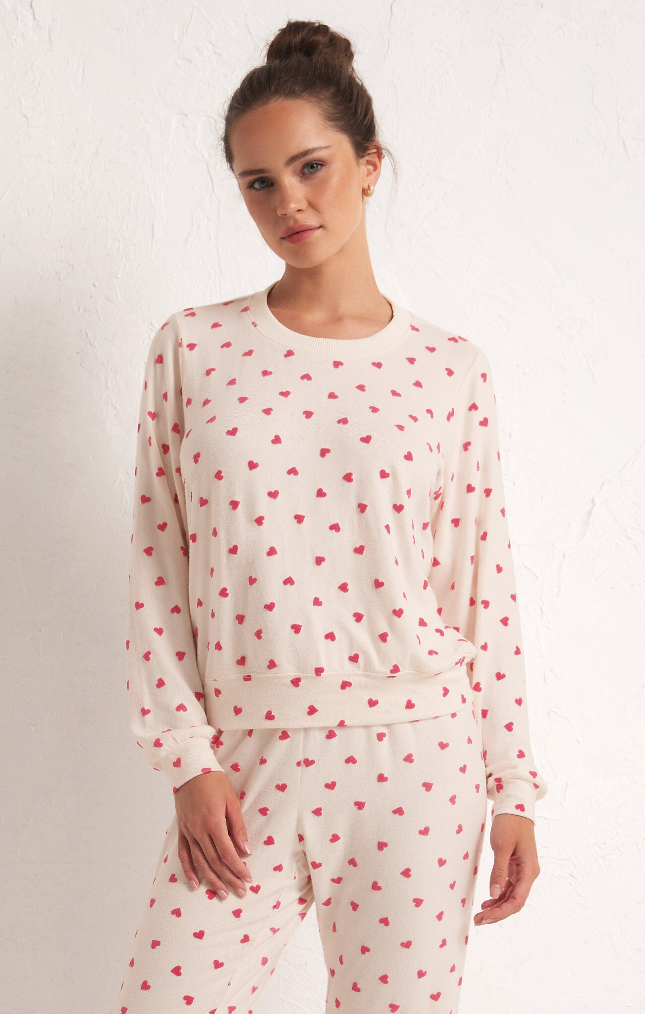 Z Supply Be Mine Heart LS Top