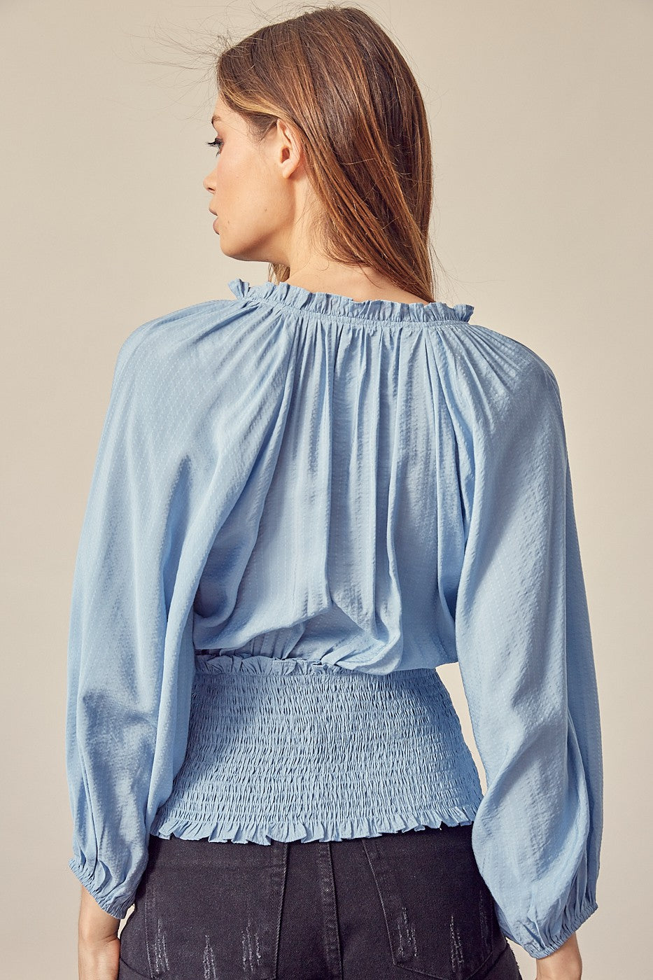 Liora Smocked Waist Top