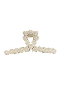 Floral Pearl Hair Claw