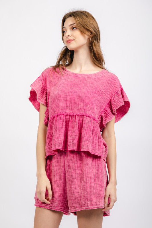 Ginger Gauzy Short