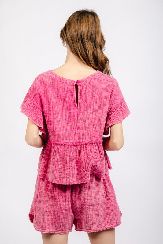 Ginger Gauzy Short