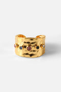 Meggie 18K Gold Plated Wide Round Ring