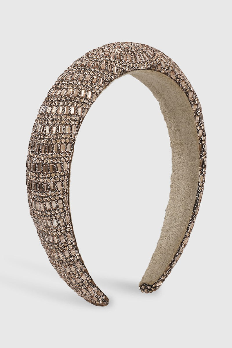 Sparkly Full Crystal Padded Headband