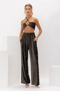 Lillee Velvet Wide Leg Pant