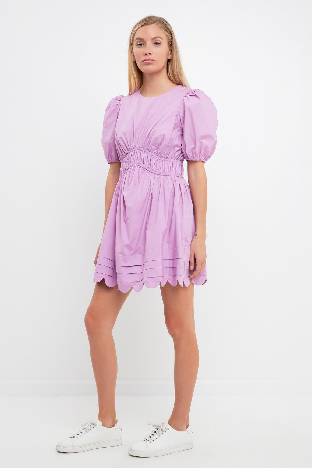 Vivienne Scallop Edge Dress