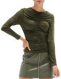 Mink Pink Jazmin Ruched Top