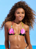 Maaji Rubik Cube Balmy Sliding Triangle Bikini Top