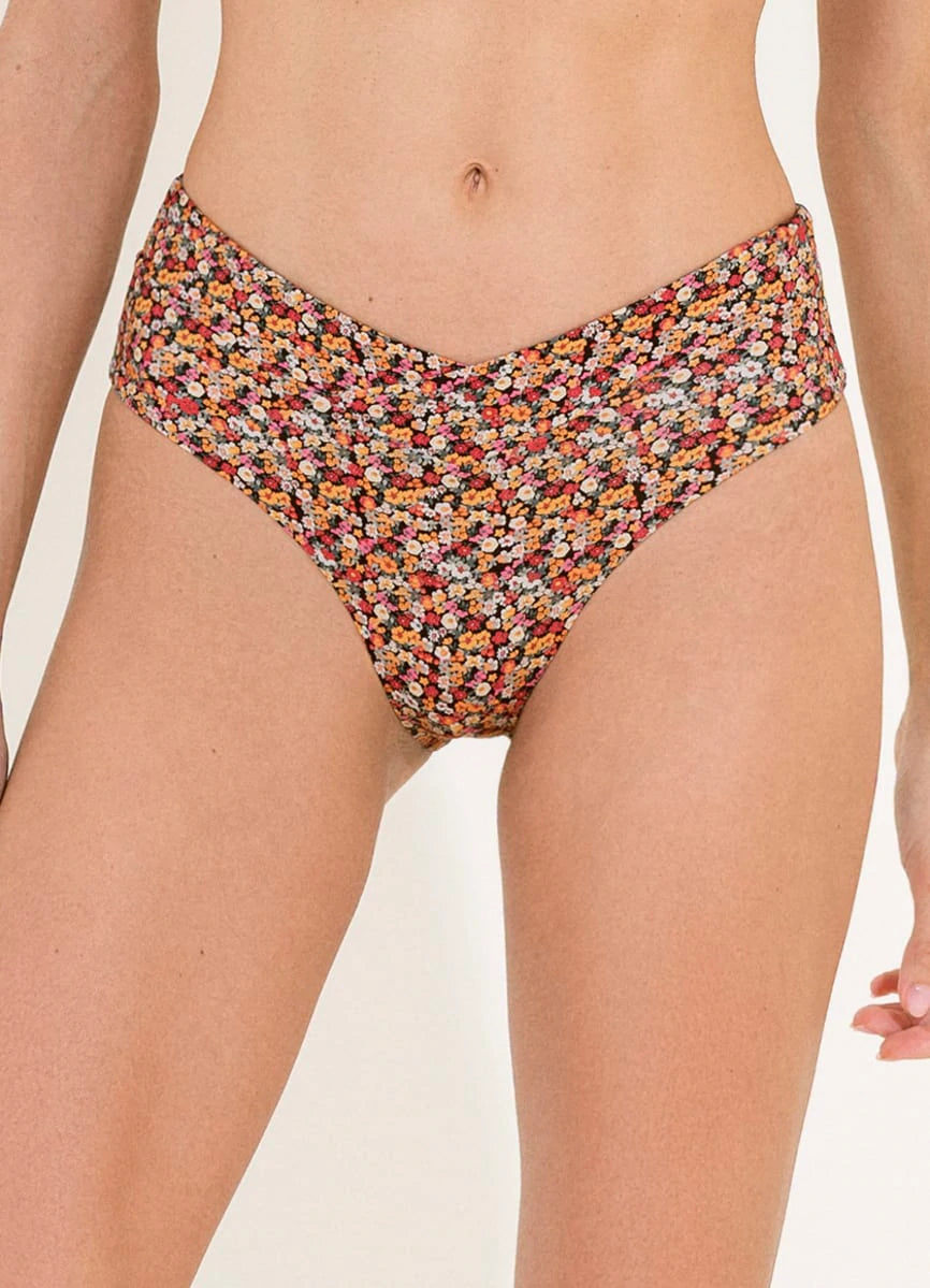 Maaji Calico Jannine Mid Rise Cheeky Bottom