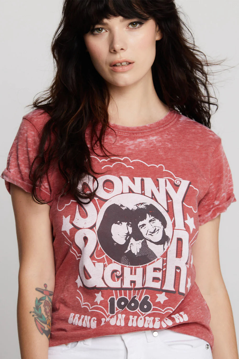 Recycled Karma Sonny & Cher Bring It On Home Tee