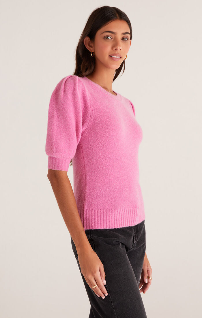 Z Supply Cassandra Short Sleeve Sweater Top