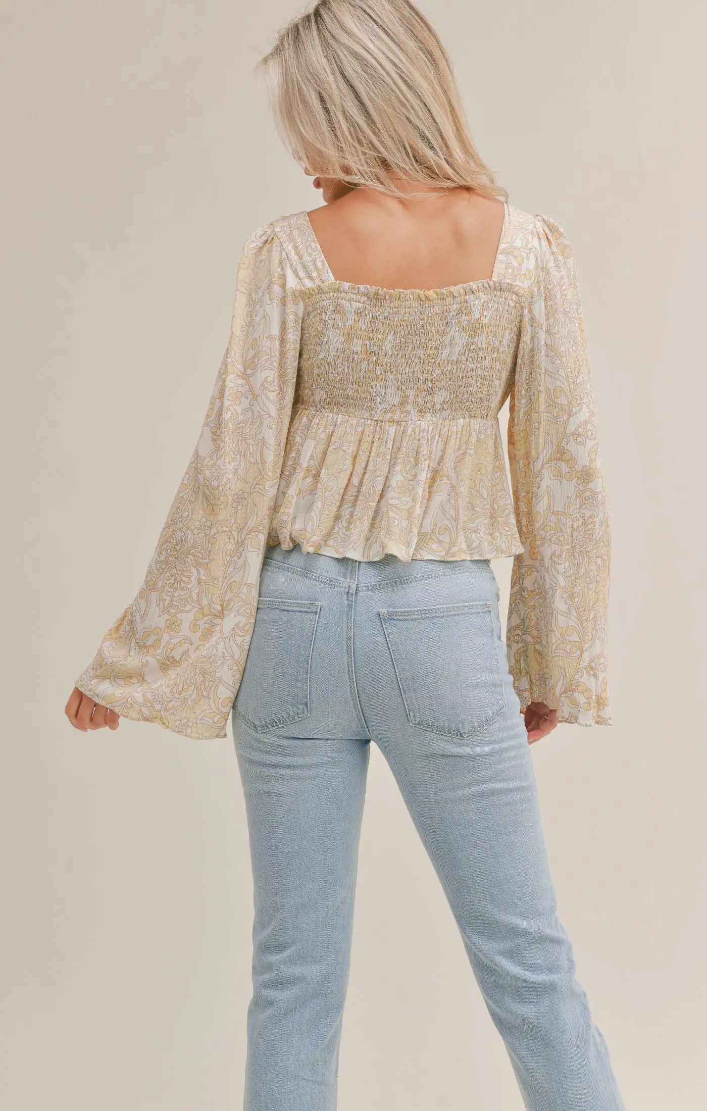 Sage the Label Lemon Grove Long Sleeve Top
