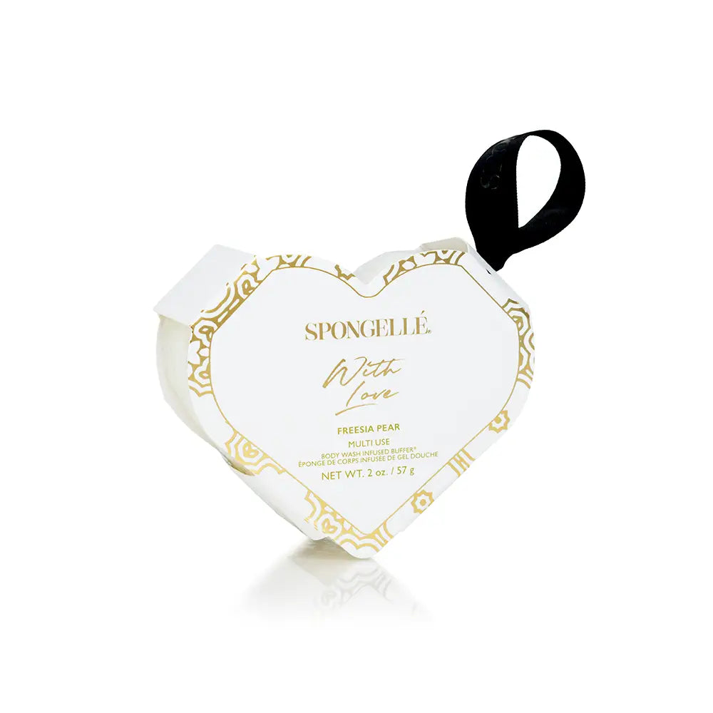 Spongellé With Love Heart Buffer
