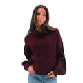 RDI Clara Mossy Cable T-Neck Sweater