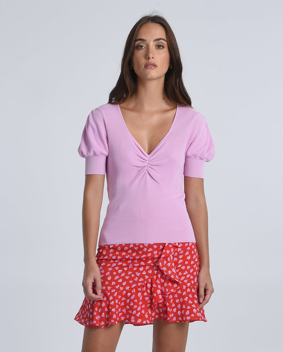 Molly Bracken Toya Knitted Sweater Top