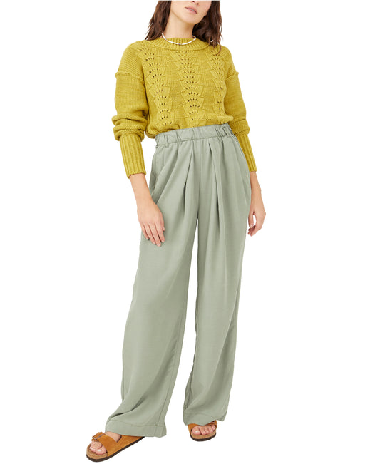 Free People Nothin to Say Pleated Trouser