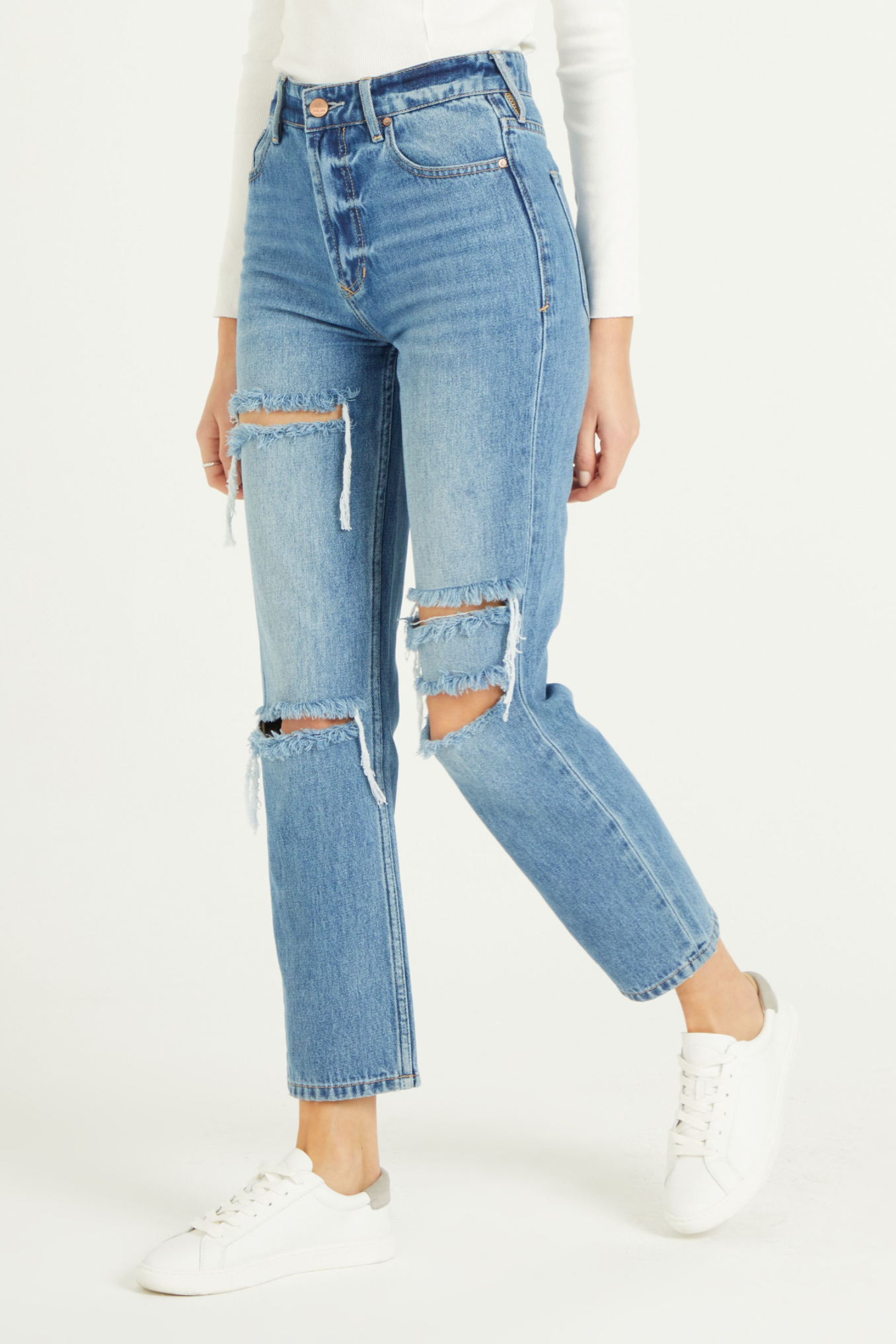 Dear John Jodi Sunnyvale Straight High Rise Crop