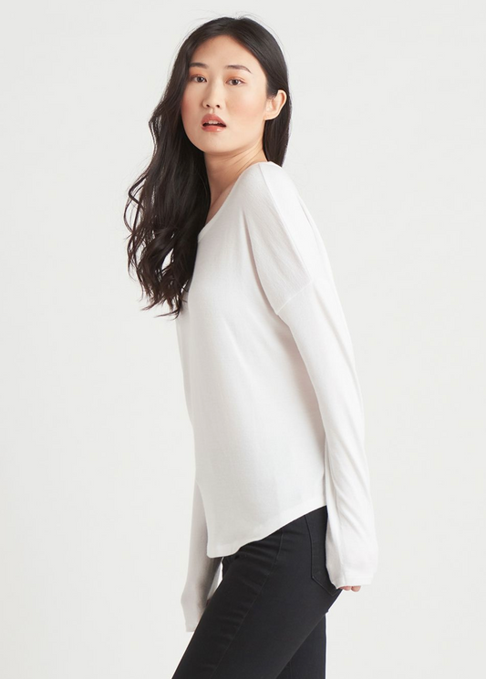 Dex Rounded Hem Knit Top