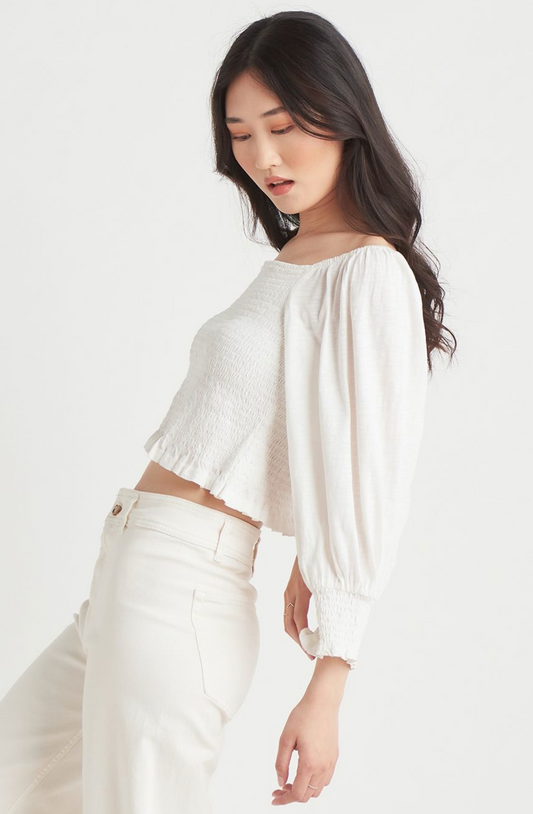 Dex Square Neck Smock Blouse