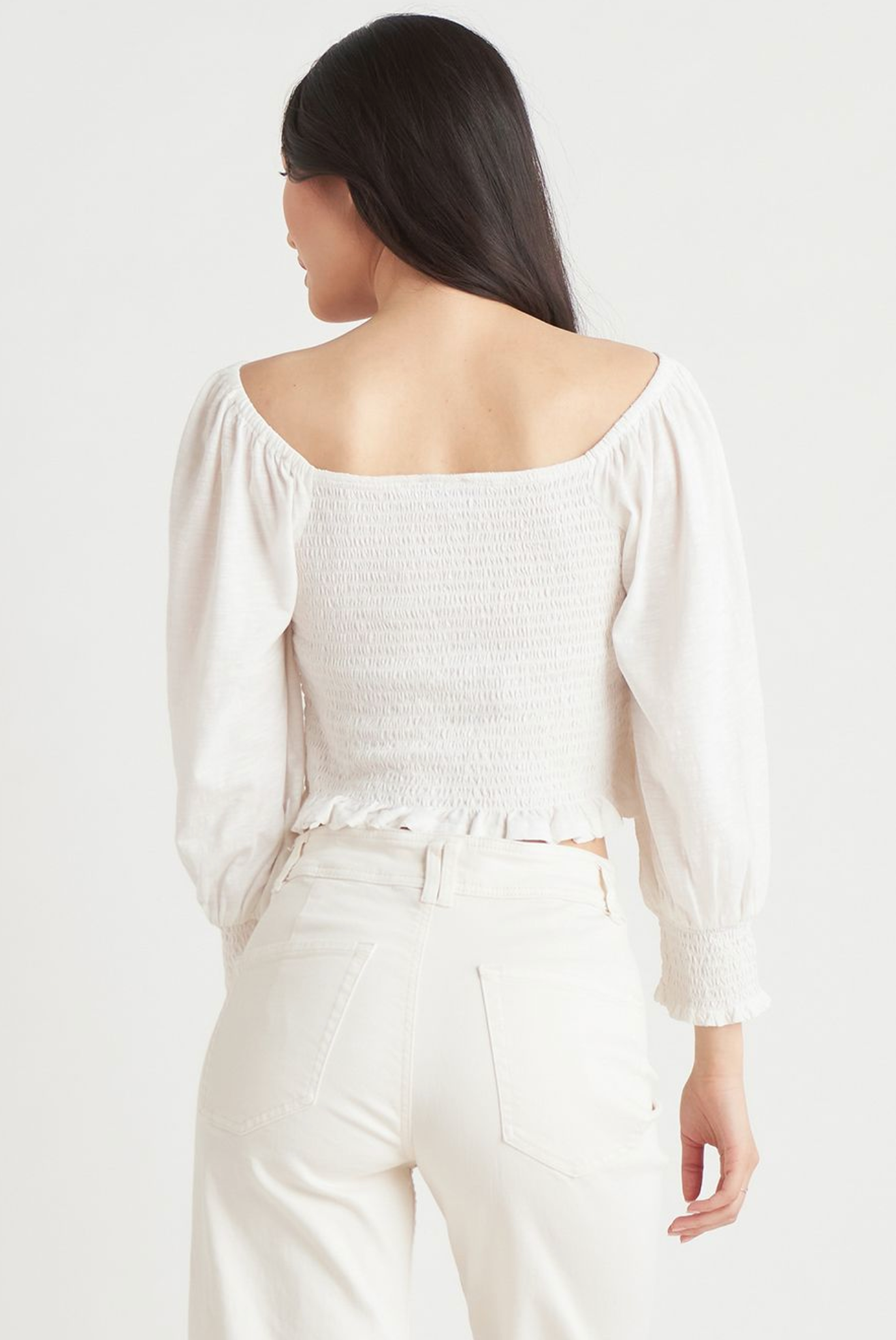 Dex Square Neck Smock Blouse