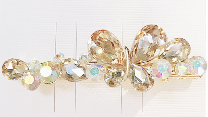 Butterfly Rhinestone Hair Clip