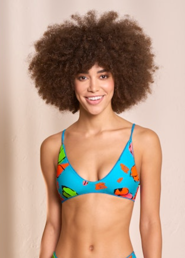 Maaji Ocean Blue Creta Bralette Bikini Top
