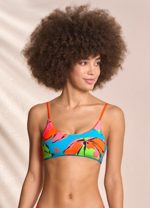 Maaji Ocean Blue Lanaii Bralette Bikini Top