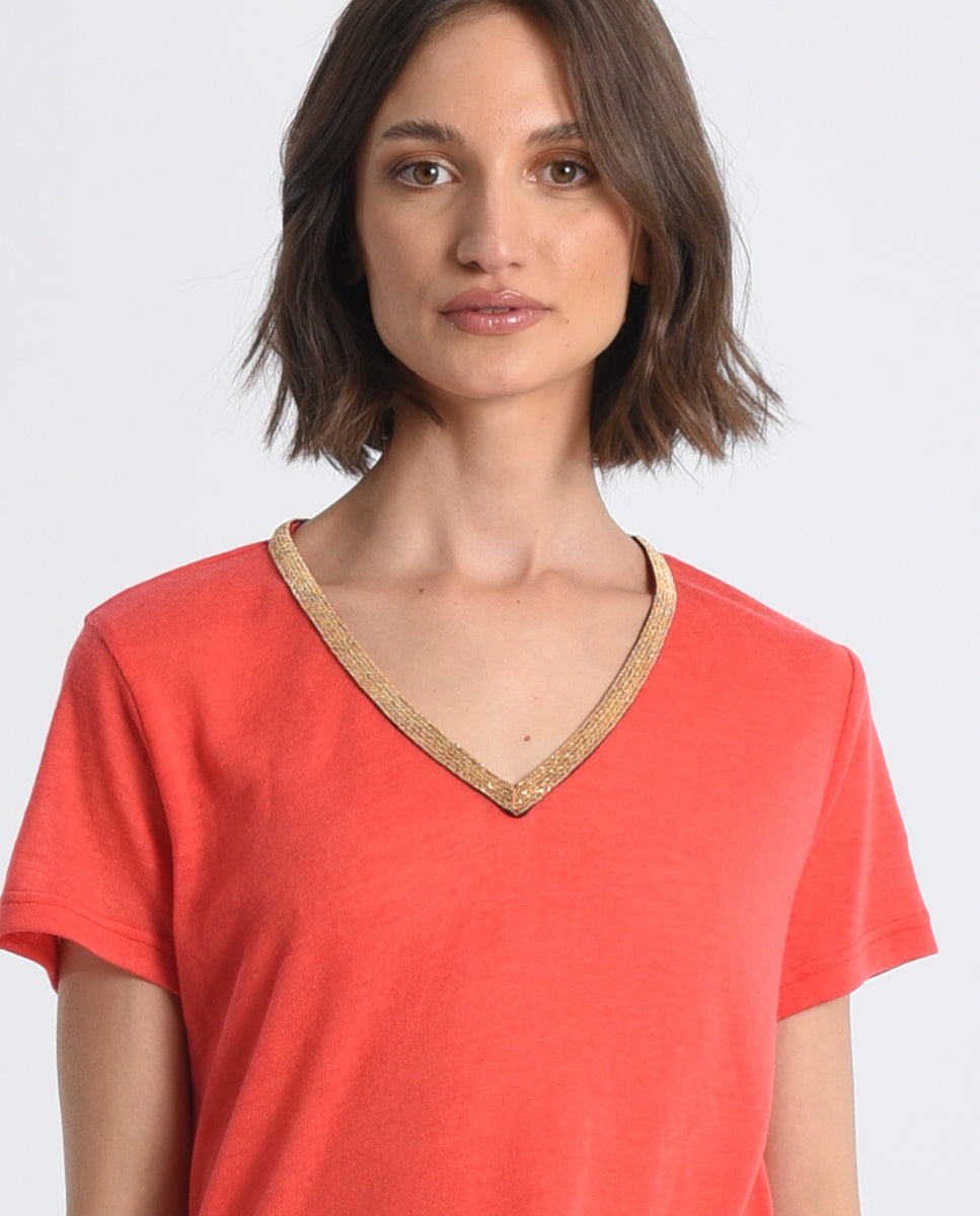 Molly Bracken Tanya Short Sleeve Tee