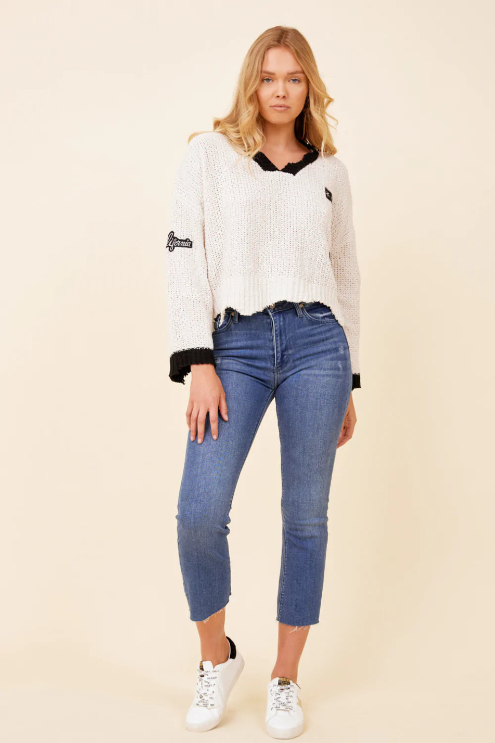 Vintage Havana Chenille Patch Sweater