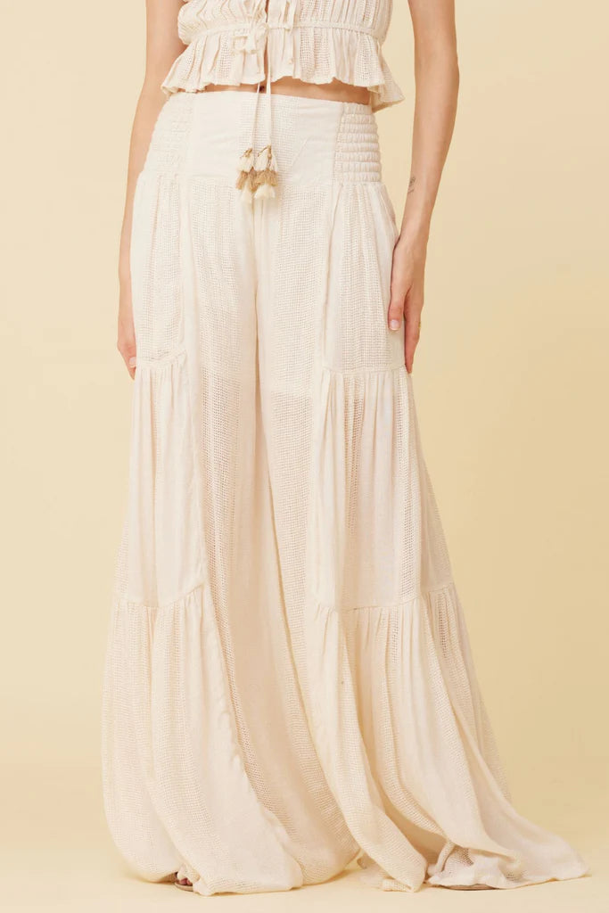 Surf Gypsy Lightweight Texture Wide Leg Pant