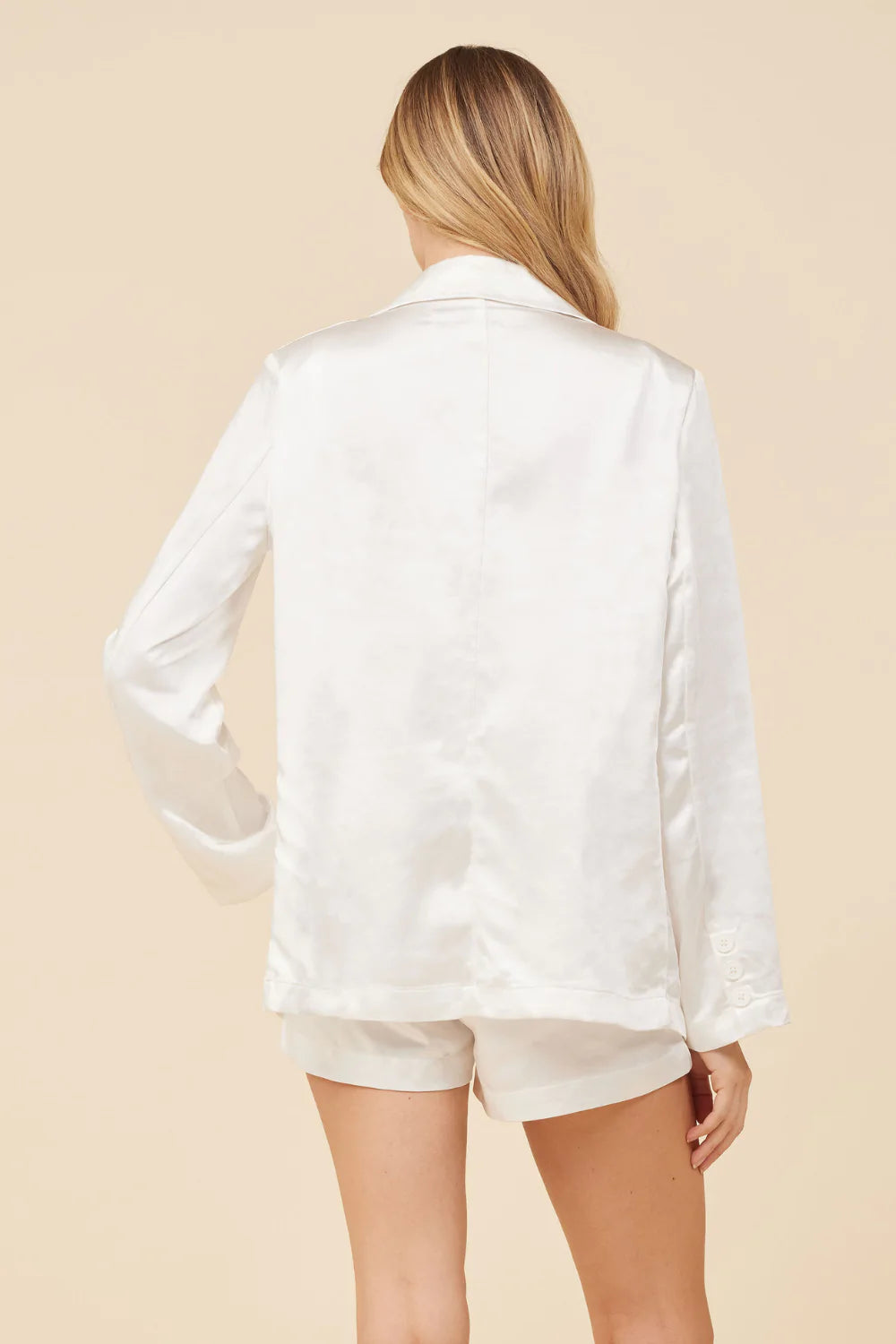 Vintage Havana Heavy Satin Blazer