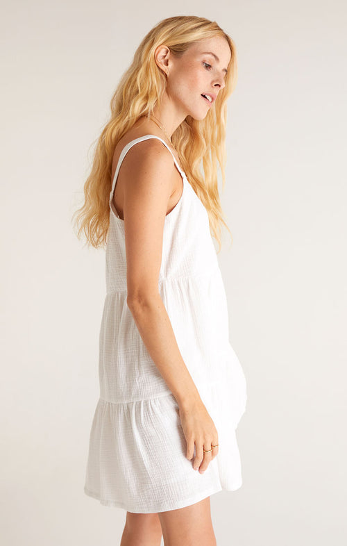 danny mini dress white By Watters Little White Dress Danny 33102
