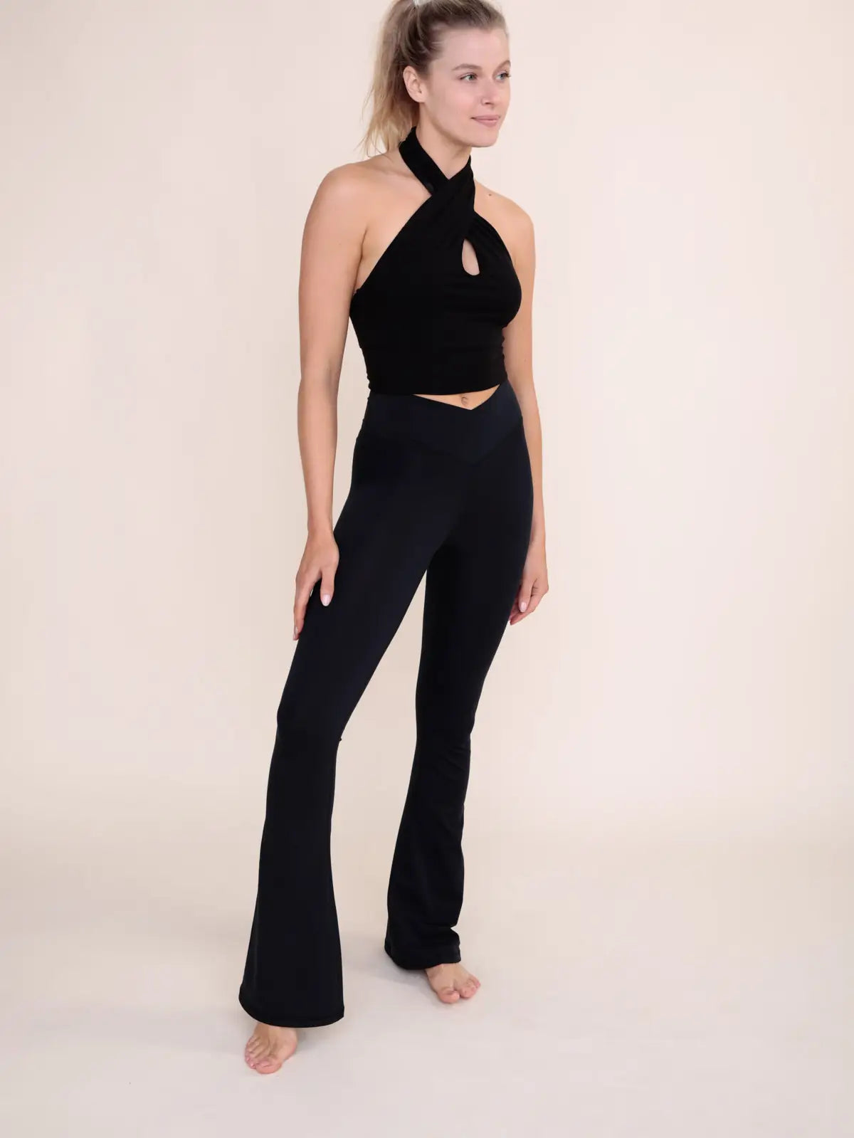 Venice Crossover Waist Yoga Pant